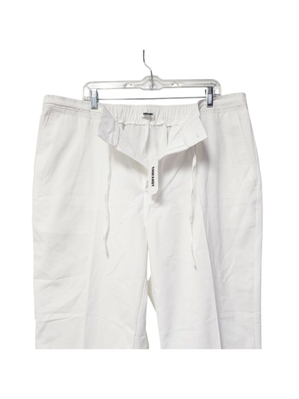 Coofandy Mens White 2-Piece Suit With Jacket & Drawstring Pants Size XXL - Picture 11 of 13